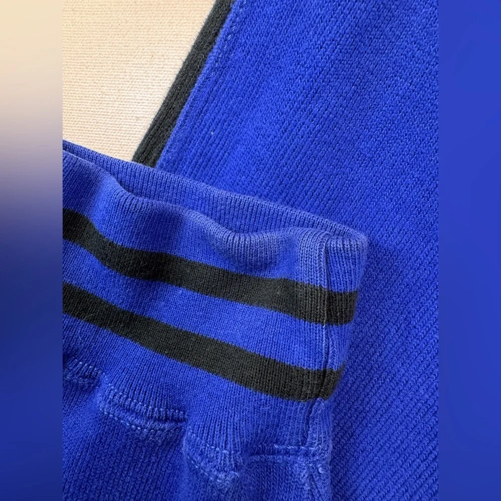 Polo Ralph Lauren men’s VTG‎ Retro cotton track jacket size Lg blue, striped